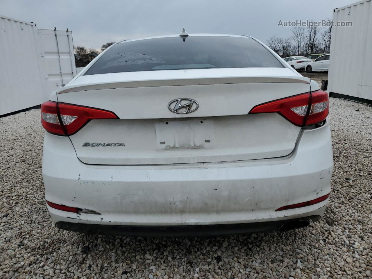 2017 Hyundai Sonata Se Белый vin: 5NPE24AF4HH527886