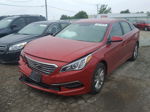 2017 Hyundai Sonata Se Red vin: 5NPE24AF4HH532179