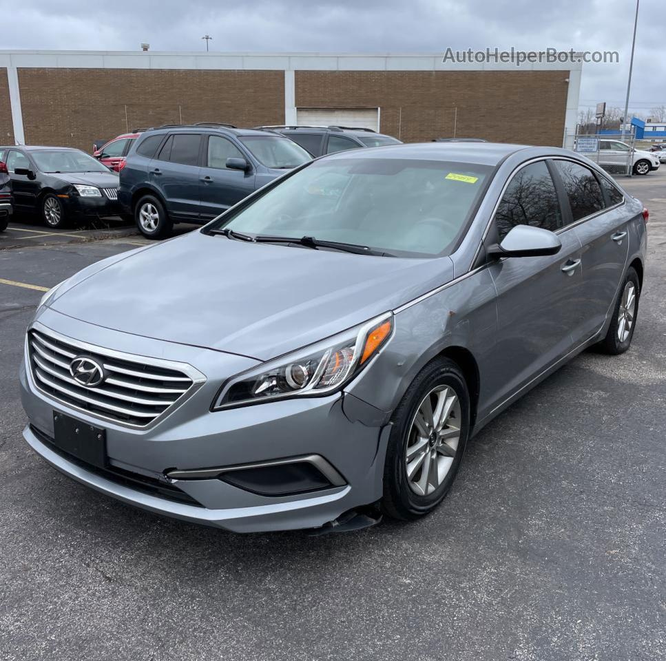 2017 Hyundai Sonata Se Silver vin: 5NPE24AF4HH559978