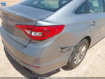 2017 Hyundai Sonata   Silver vin: 5NPE24AF4HH565554