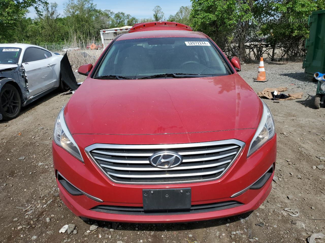 2017 Hyundai Sonata Se Red vin: 5NPE24AF4HH568177