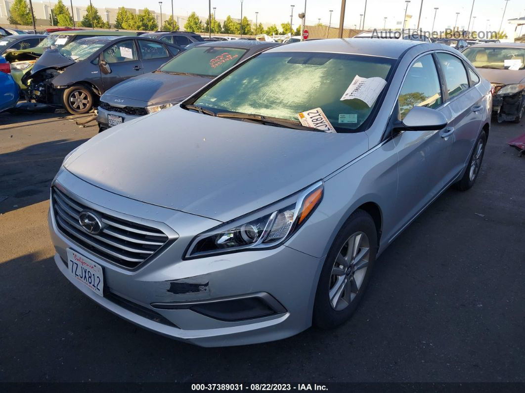 2017 Hyundai Sonata Se Silver vin: 5NPE24AF4HH569121