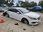 2017 Hyundai Sonata Se White vin: 5NPE24AF4HH592950