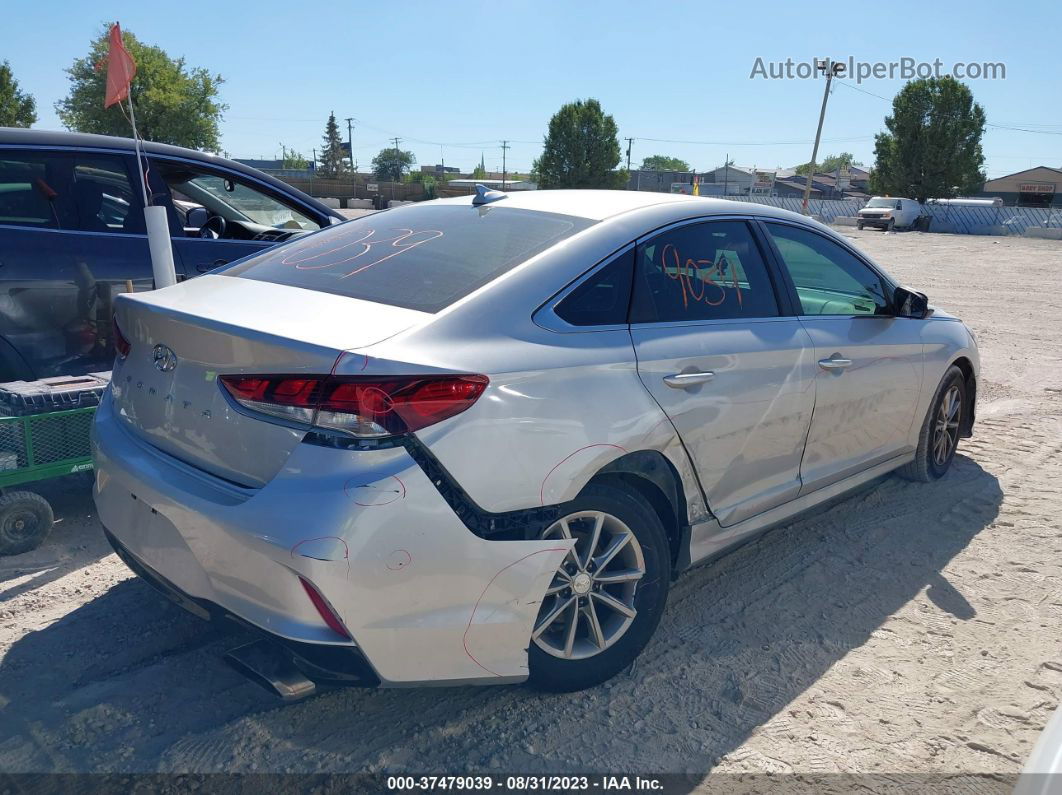 2018 Hyundai Sonata Se Silver vin: 5NPE24AF4JH599905