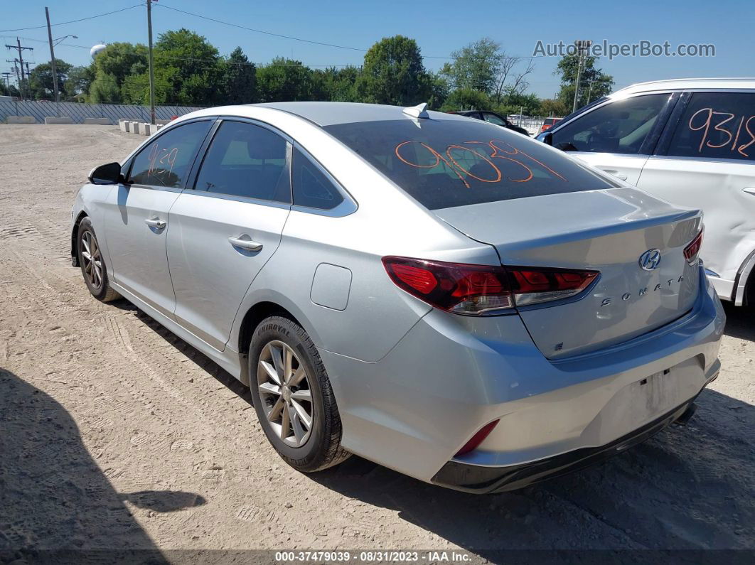 2018 Hyundai Sonata Se Silver vin: 5NPE24AF4JH599905