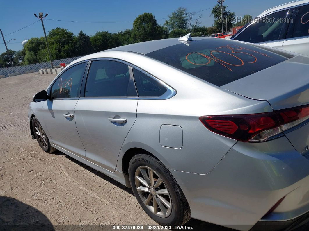 2018 Hyundai Sonata Se Silver vin: 5NPE24AF4JH599905