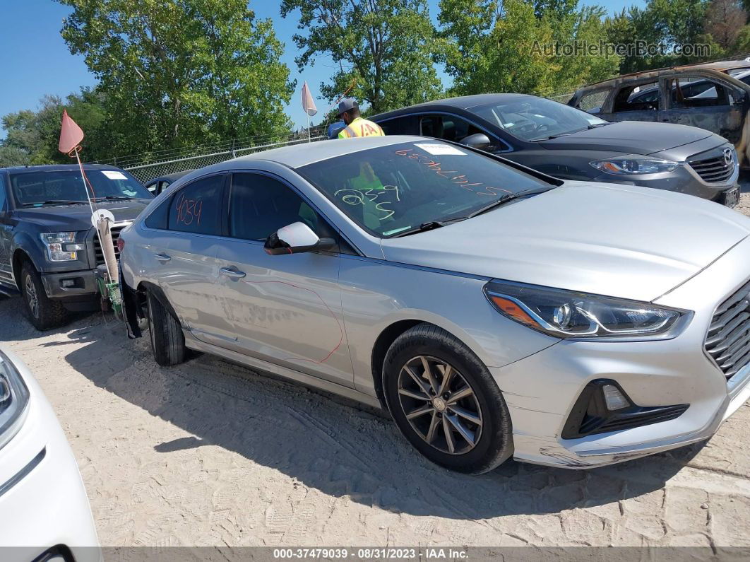 2018 Hyundai Sonata Se Silver vin: 5NPE24AF4JH599905