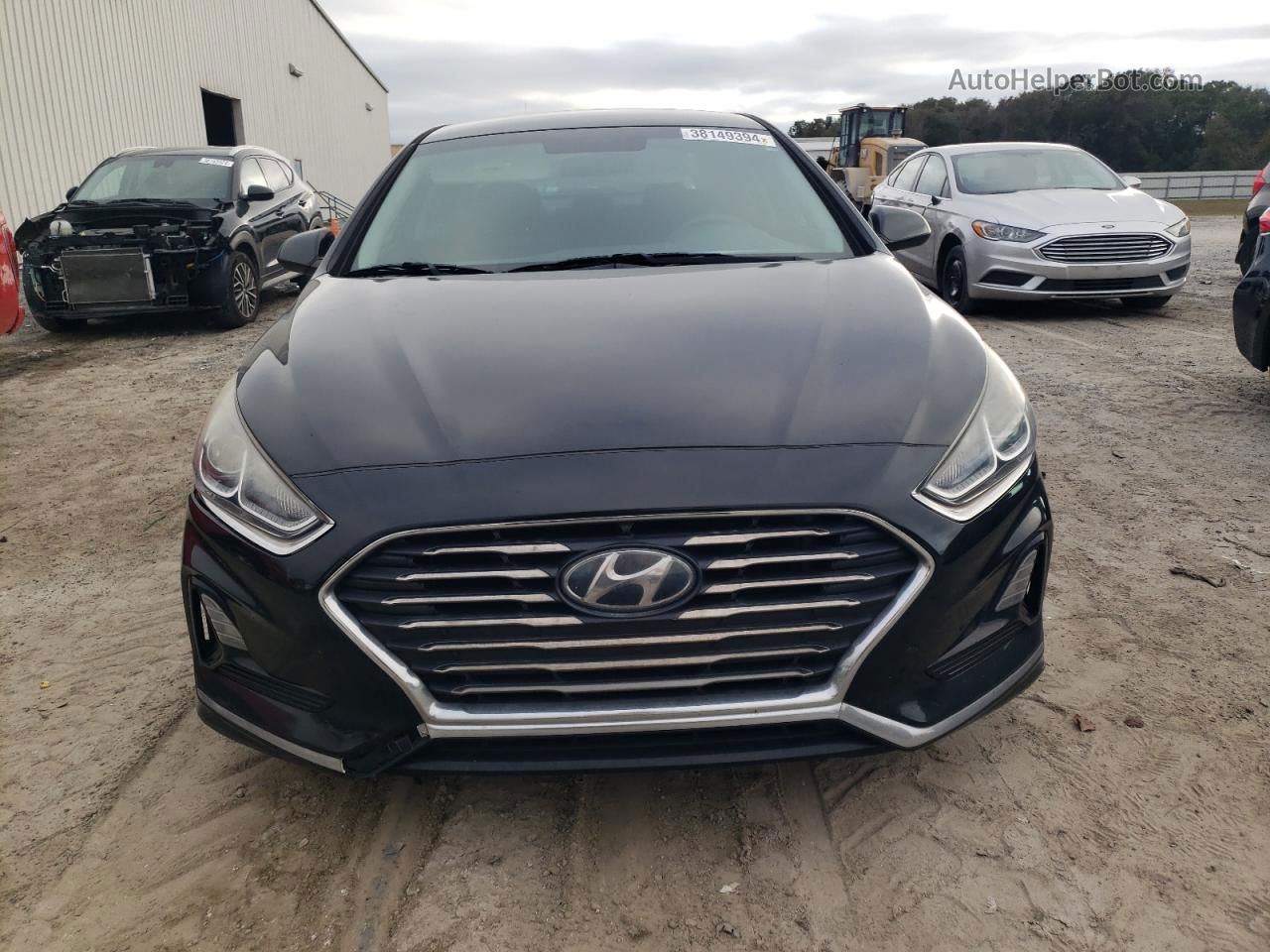 2018 Hyundai Sonata Se Черный vin: 5NPE24AF4JH621692