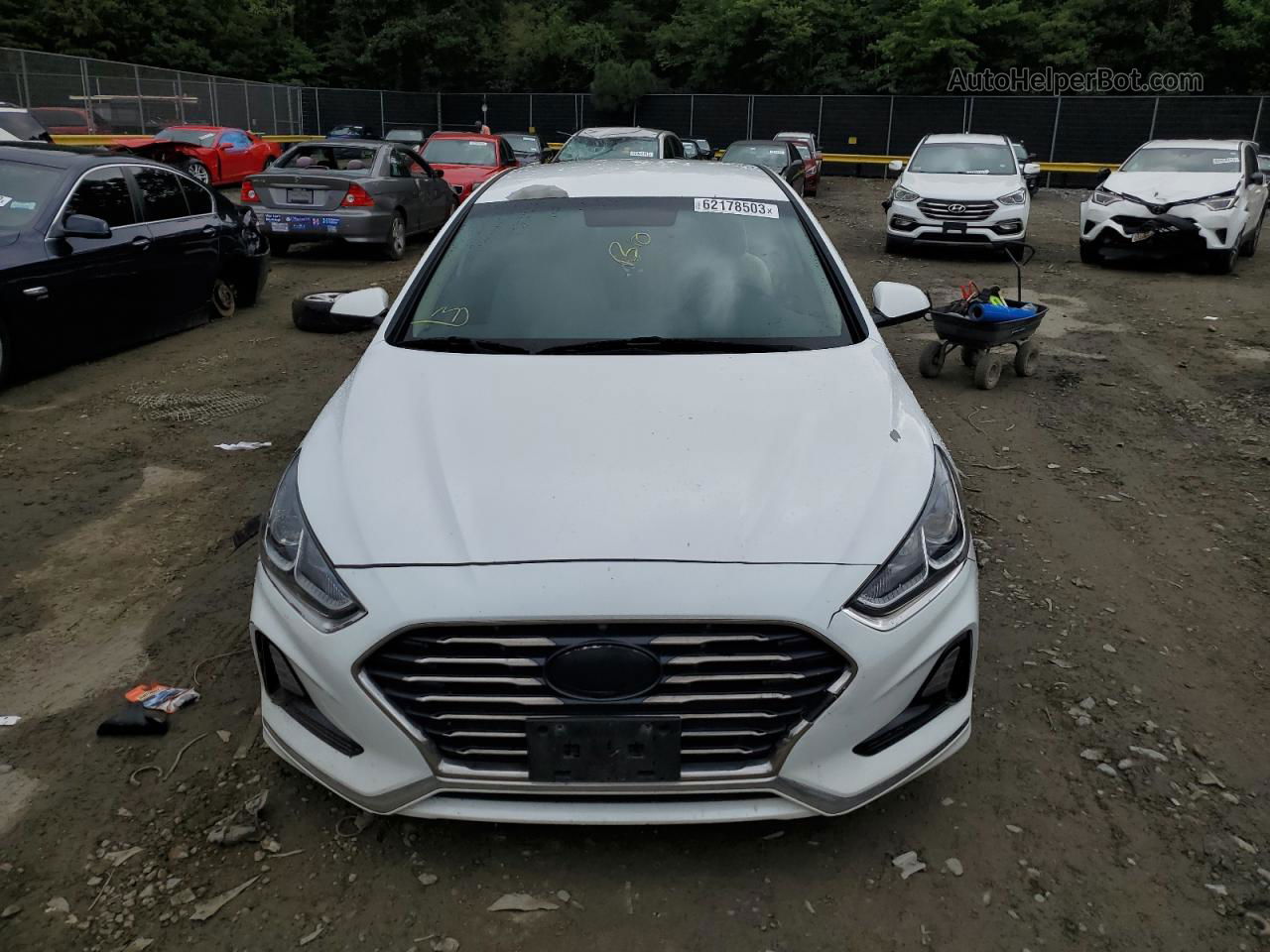 2018 Hyundai Sonata Se Белый vin: 5NPE24AF4JH625287