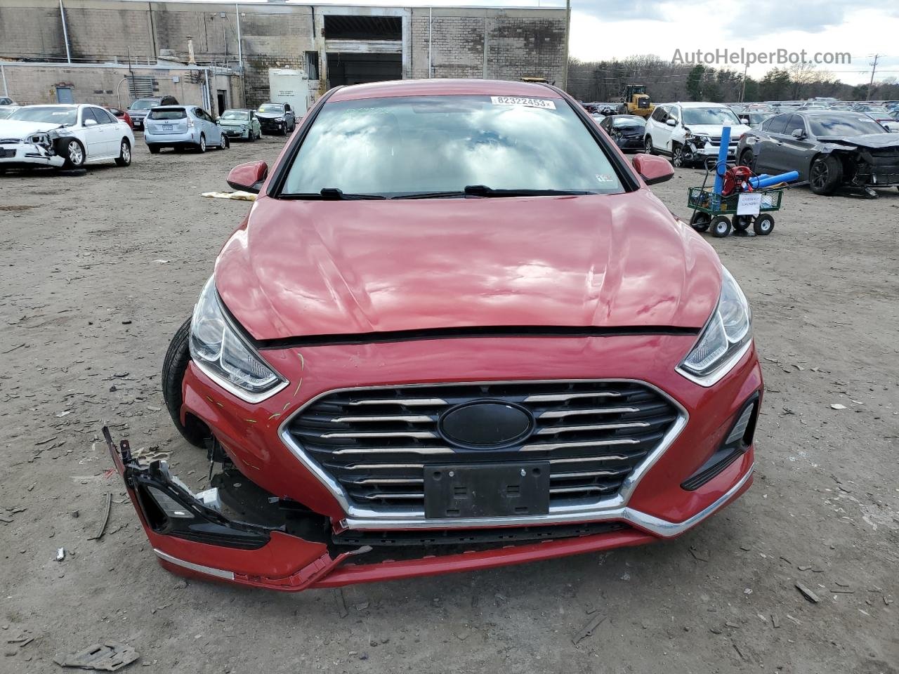2018 Hyundai Sonata Se Red vin: 5NPE24AF4JH713756
