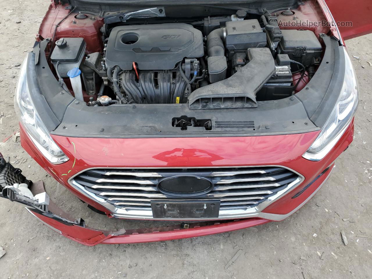 2018 Hyundai Sonata Se Red vin: 5NPE24AF4JH713756