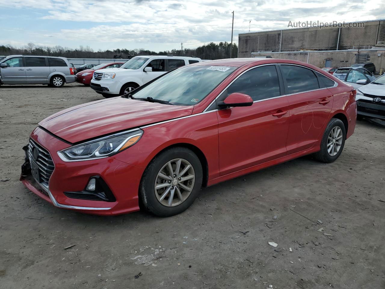 2018 Hyundai Sonata Se Red vin: 5NPE24AF4JH713756