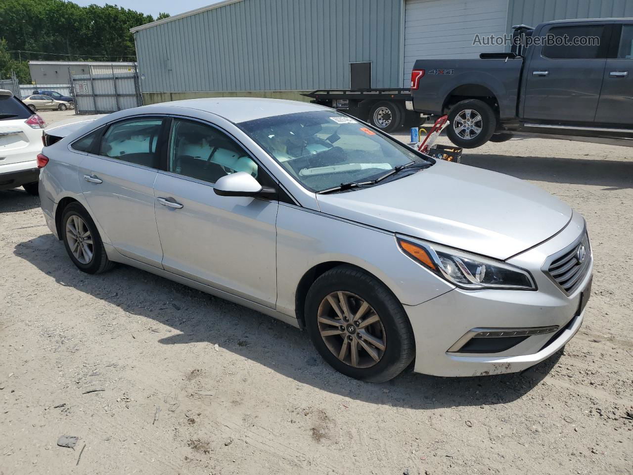 2015 Hyundai Sonata Se Gray vin: 5NPE24AF5FH158825