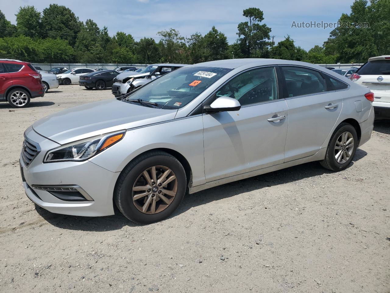 2015 Hyundai Sonata Se Серый vin: 5NPE24AF5FH158825