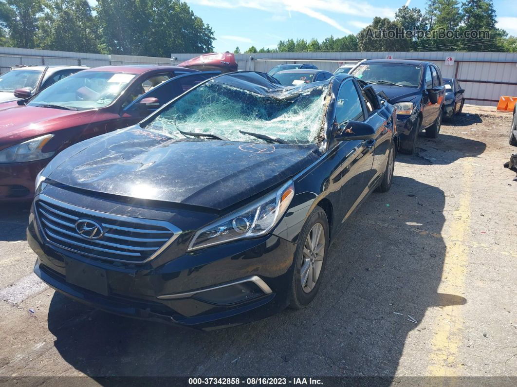 2017 Hyundai Sonata Se Black vin: 5NPE24AF5HH447691