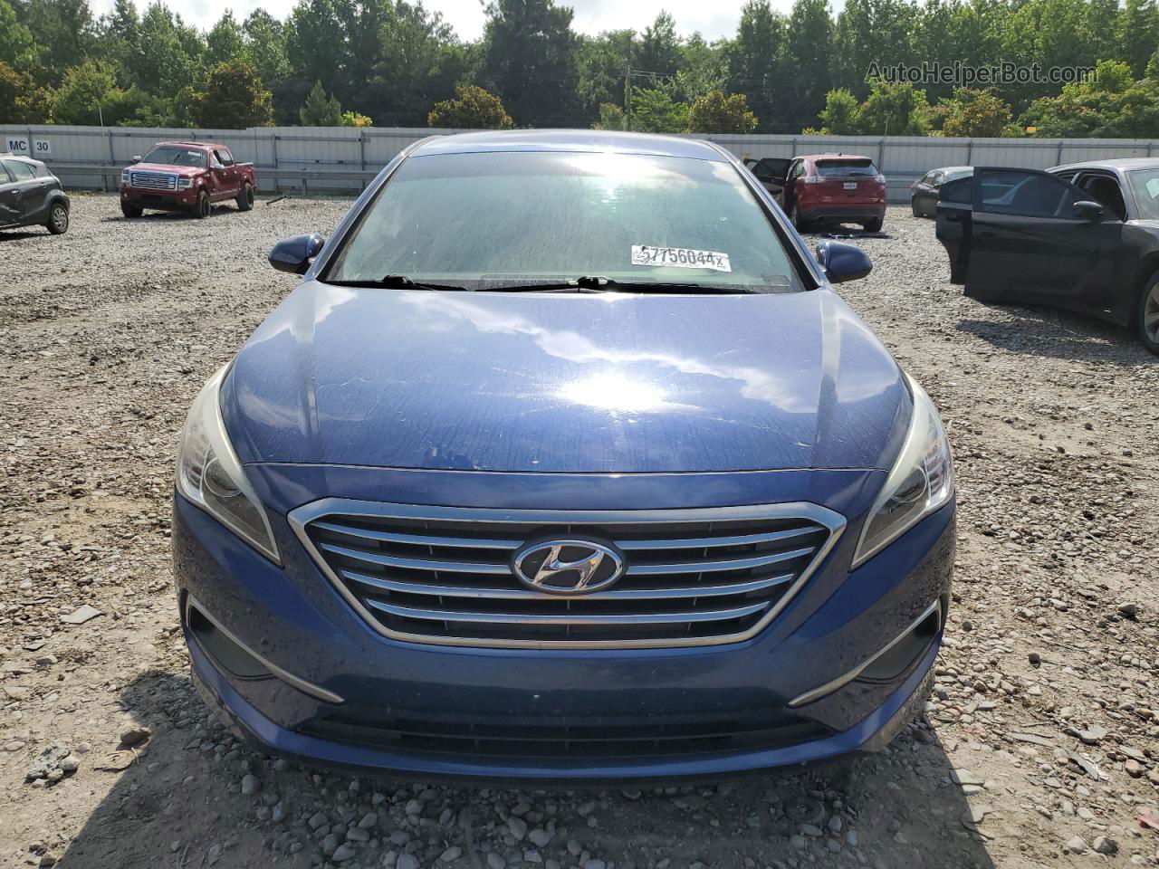 2017 Hyundai Sonata Se Blue vin: 5NPE24AF5HH458450