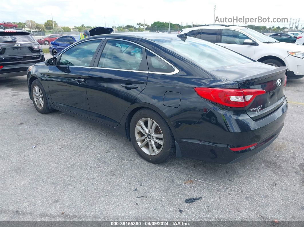 2017 Hyundai Sonata Se Black vin: 5NPE24AF5HH480240