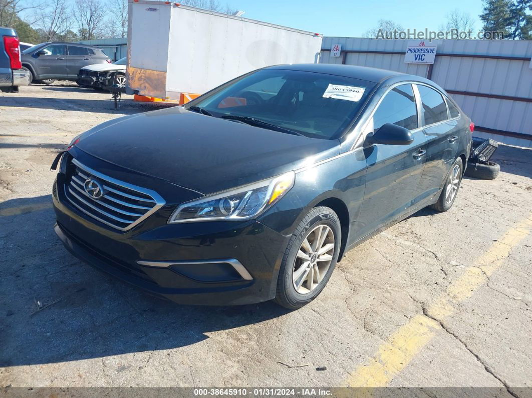 2017 Hyundai Sonata Se Black vin: 5NPE24AF5HH488774