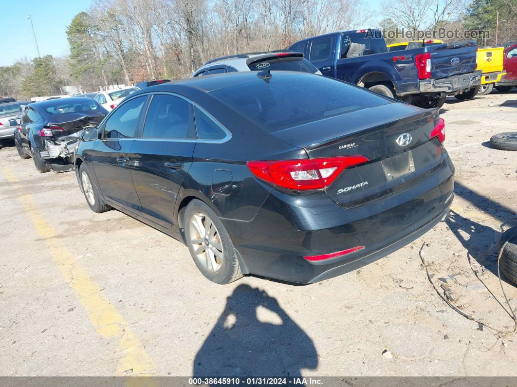 2017 Hyundai Sonata Se Black vin: 5NPE24AF5HH488774