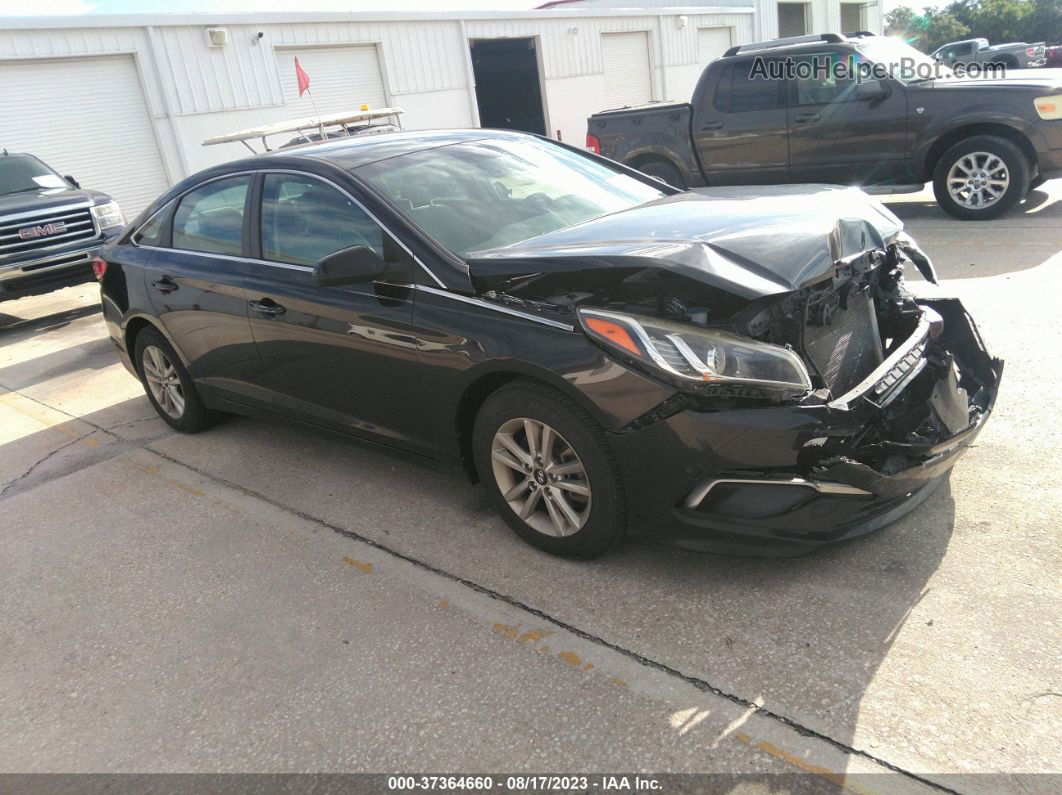 2017 Hyundai Sonata Se Black vin: 5NPE24AF5HH493635