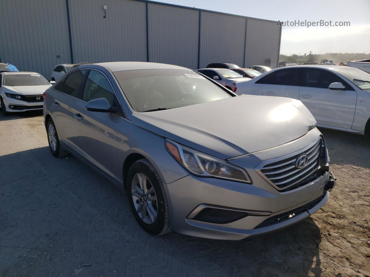 2017 Hyundai Sonata Se Silver vin: 5NPE24AF5HH504455