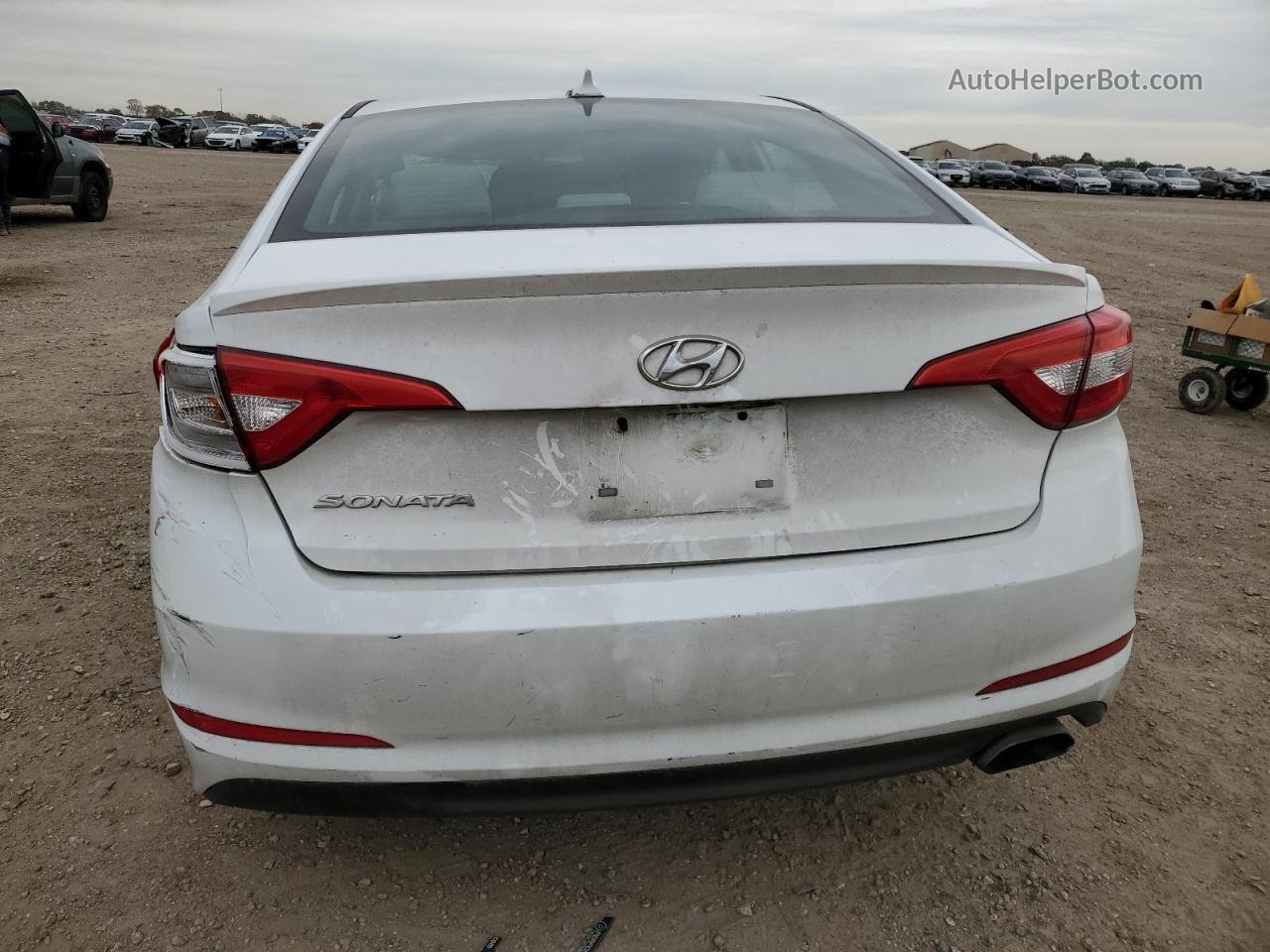 2017 Hyundai Sonata Se White vin: 5NPE24AF5HH527167