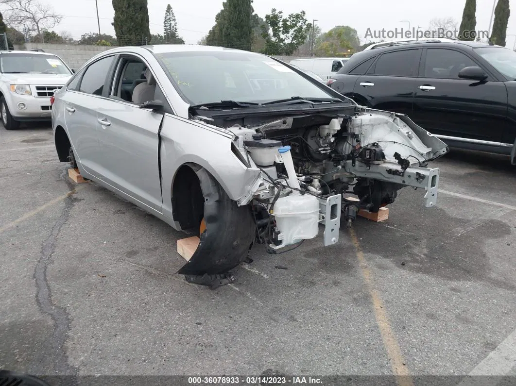 2017 Hyundai Sonata Silver vin: 5NPE24AF5HH530554