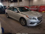 2017 Hyundai Sonata   Silver vin: 5NPE24AF5HH532837