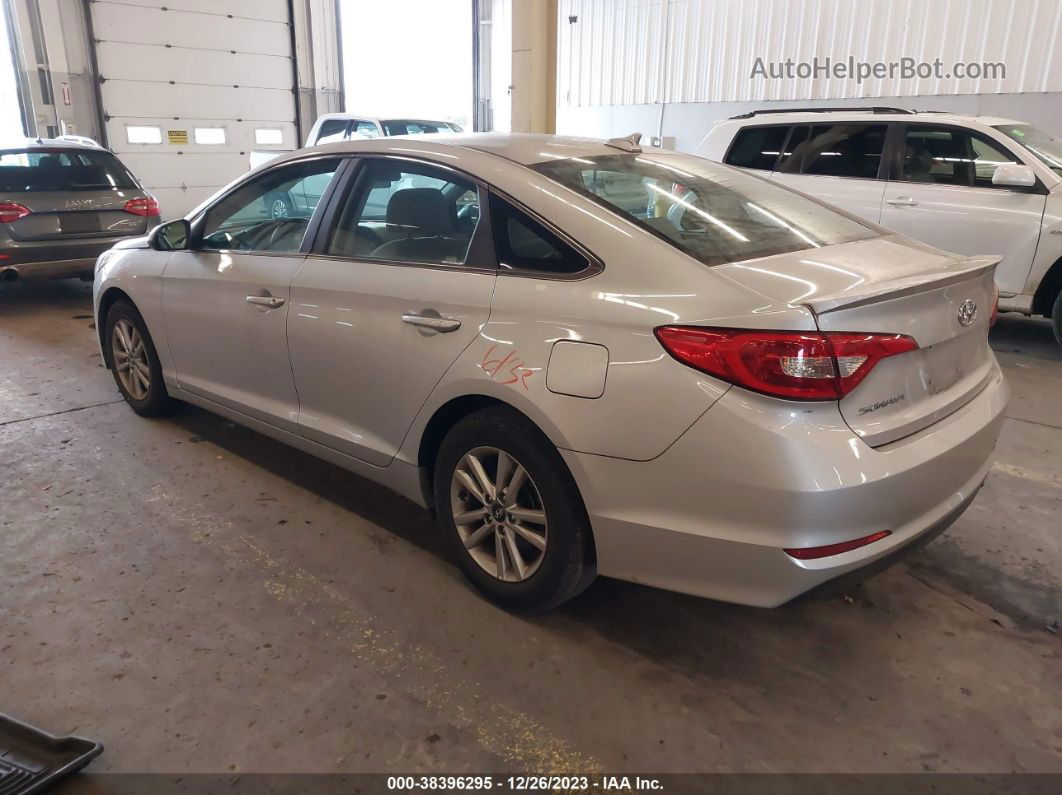 2017 Hyundai Sonata   Silver vin: 5NPE24AF5HH532837