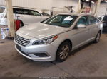 2017 Hyundai Sonata   Silver vin: 5NPE24AF5HH532837