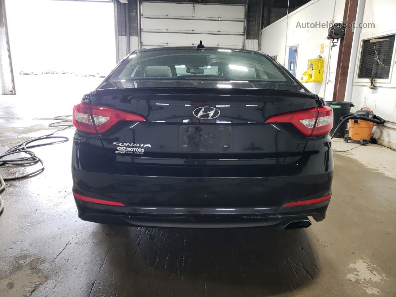 2017 Hyundai Sonata Se Black vin: 5NPE24AF5HH550707