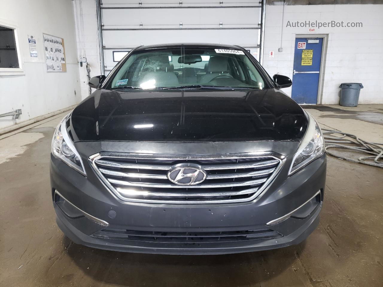 2017 Hyundai Sonata Se Black vin: 5NPE24AF5HH550707