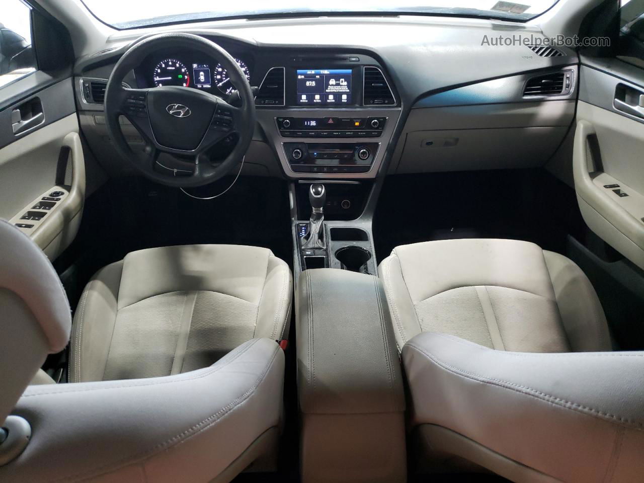 2017 Hyundai Sonata Se Черный vin: 5NPE24AF5HH550707