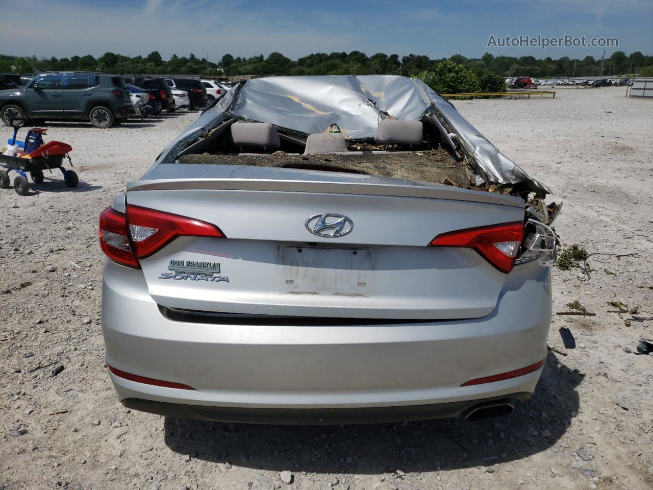 2017 Hyundai Sonata Se Silver vin: 5NPE24AF5HH556667