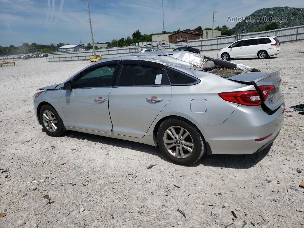 2017 Hyundai Sonata Se Silver vin: 5NPE24AF5HH556667