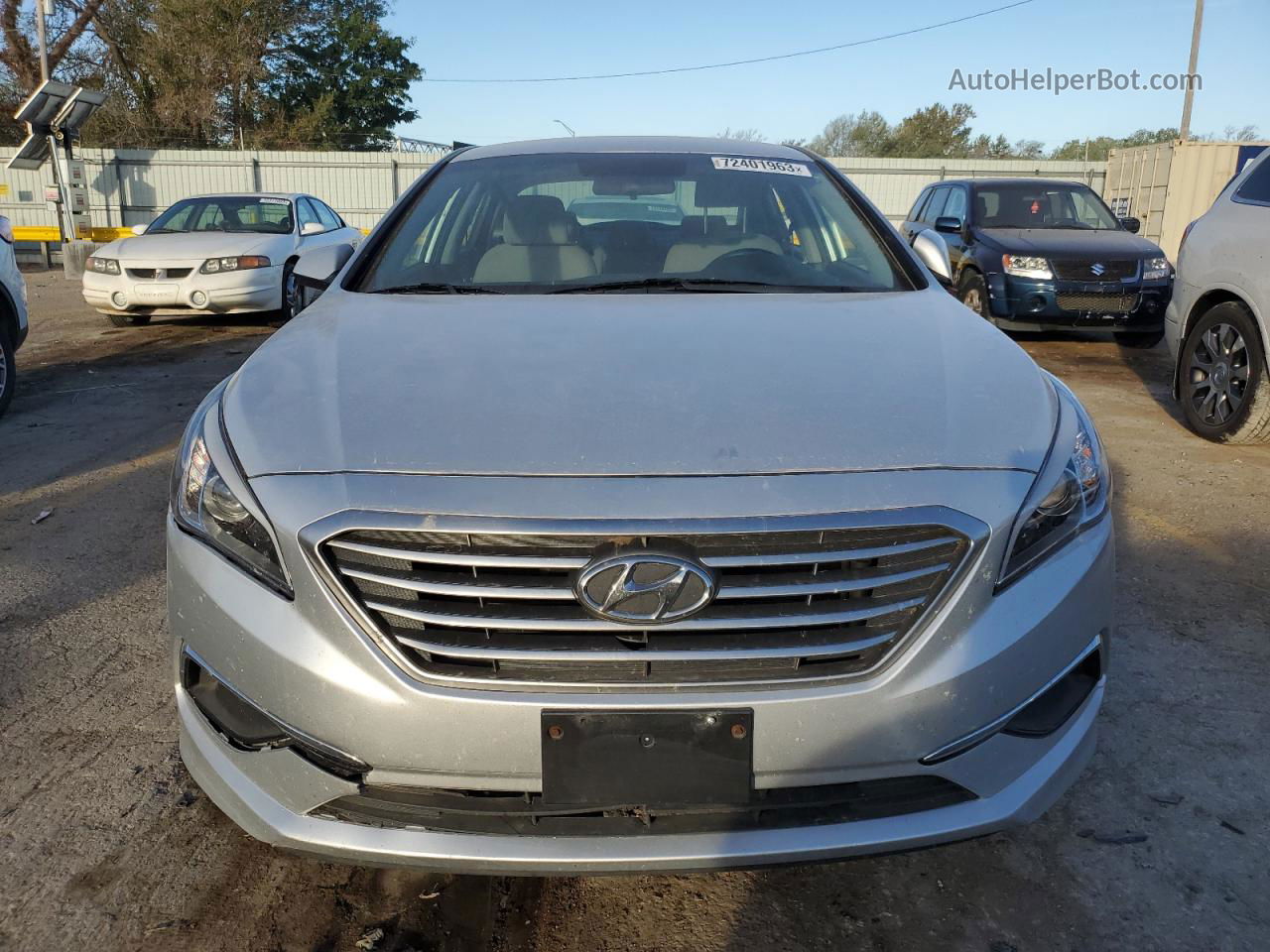 2017 Hyundai Sonata Se Серебряный vin: 5NPE24AF5HH561951