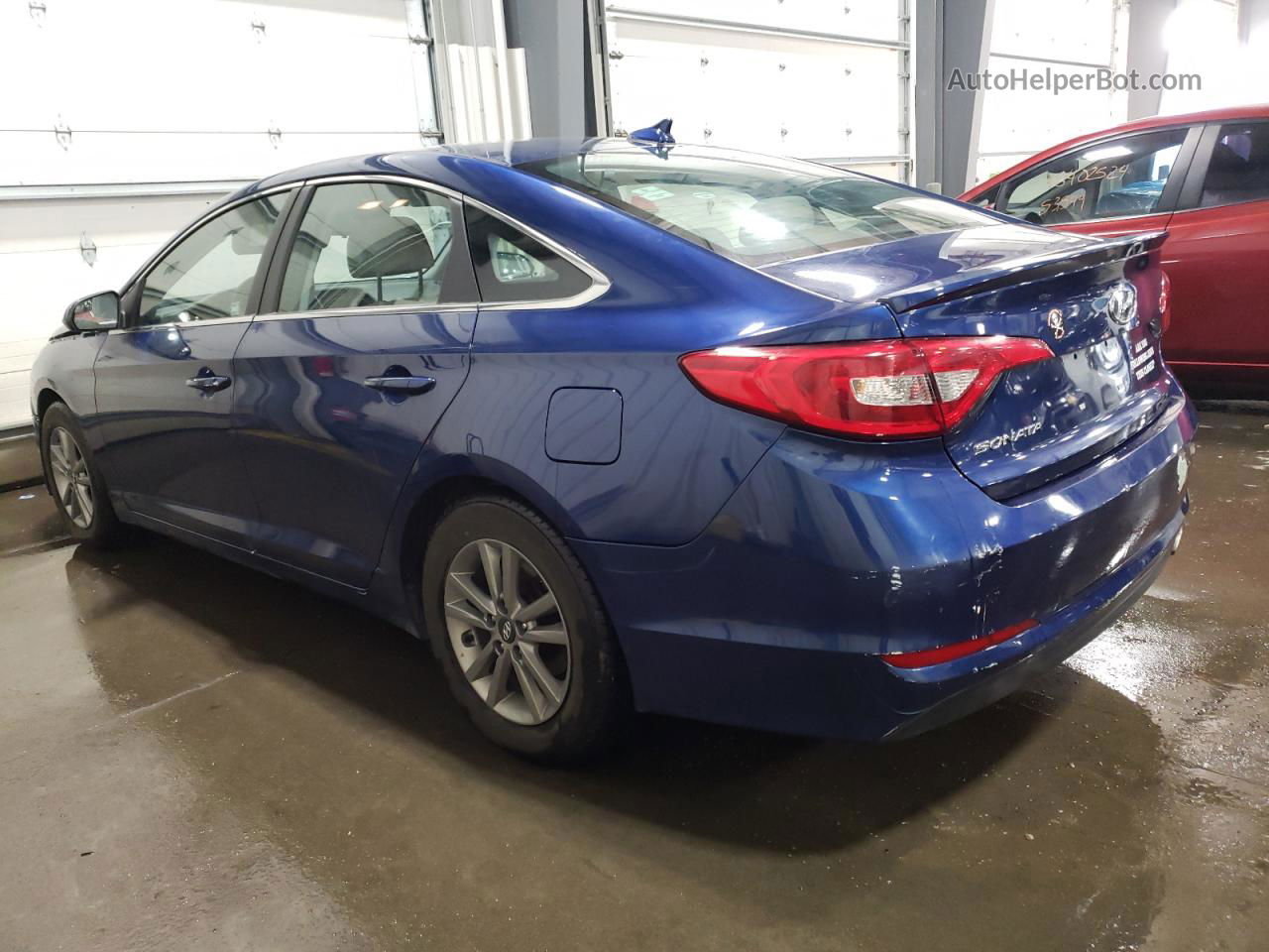 2017 Hyundai Sonata Se Синий vin: 5NPE24AF5HH566485