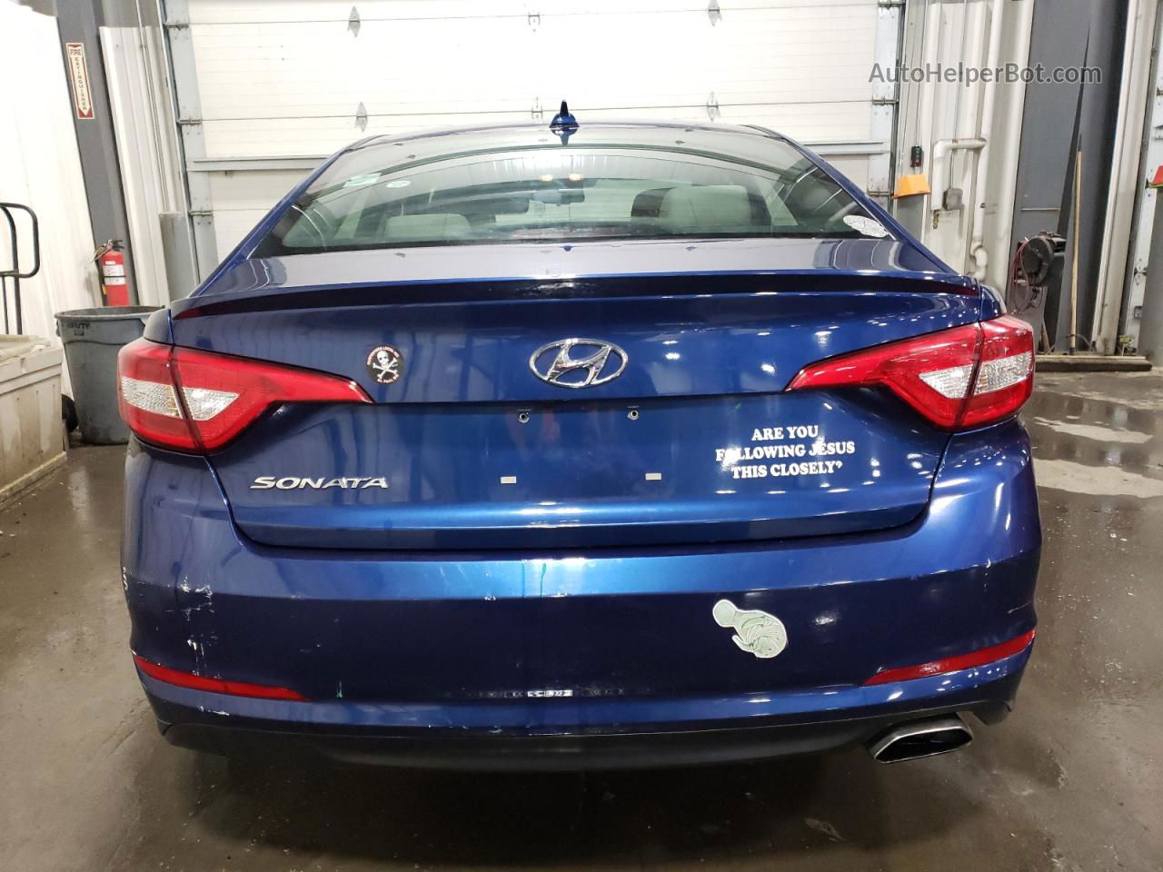 2017 Hyundai Sonata Se Синий vin: 5NPE24AF5HH566485