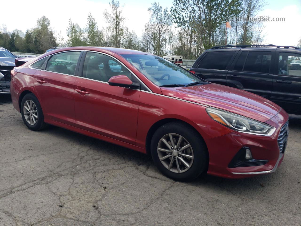 2018 Hyundai Sonata Se Красный vin: 5NPE24AF5JH600060