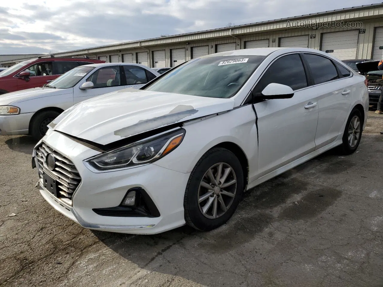 2018 Hyundai Sonata Se White vin: 5NPE24AF5JH611558