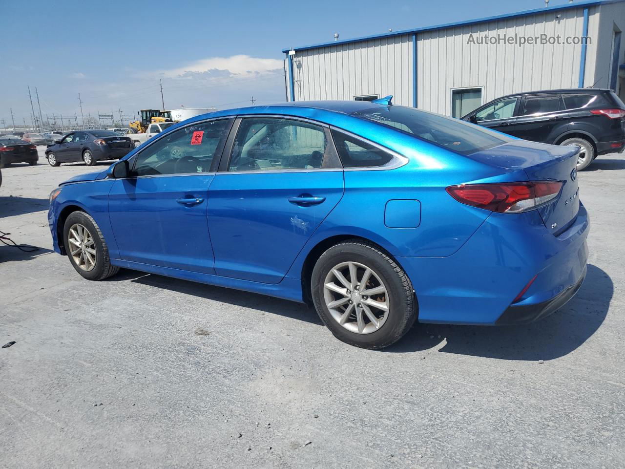 2018 Hyundai Sonata Se Синий vin: 5NPE24AF5JH620213