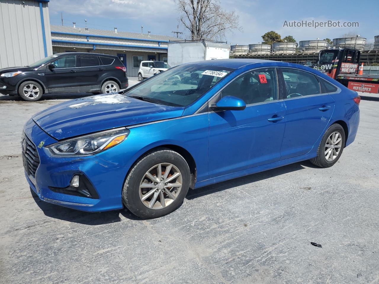 2018 Hyundai Sonata Se Blue vin: 5NPE24AF5JH620213