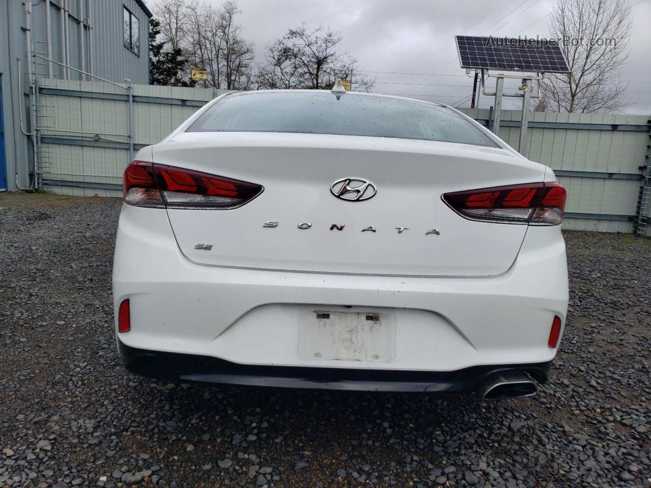 2018 Hyundai Sonata Se Белый vin: 5NPE24AF5JH667290