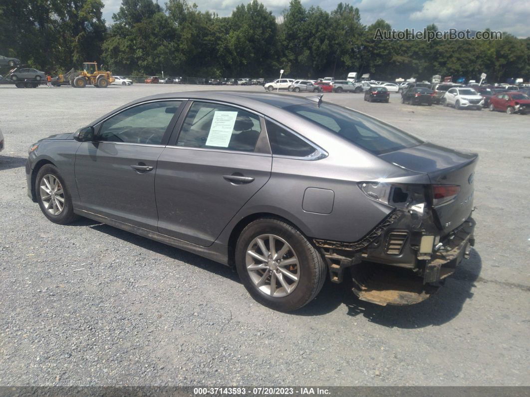 2018 Hyundai Sonata Se Gray vin: 5NPE24AF5JH688124