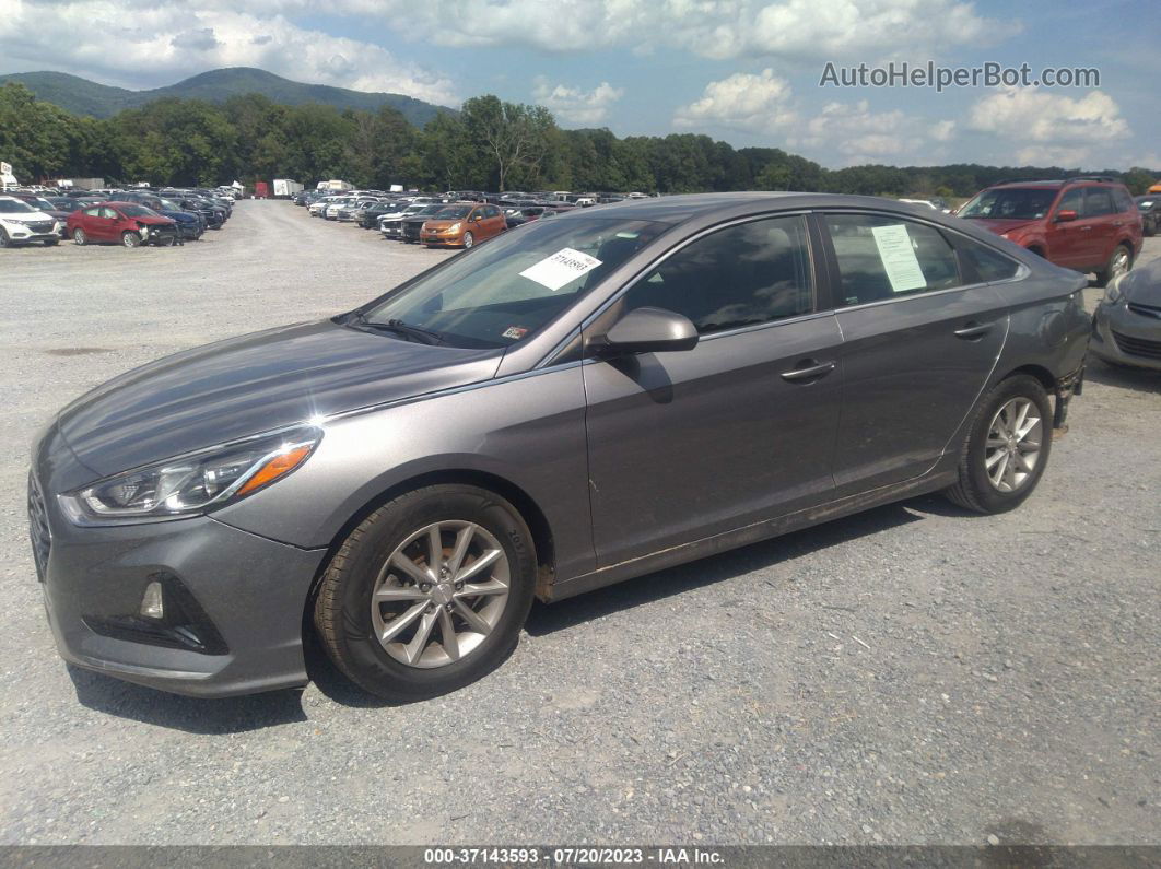 2018 Hyundai Sonata Se Gray vin: 5NPE24AF5JH688124