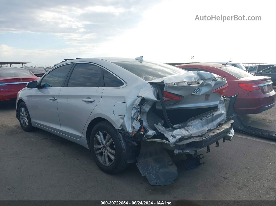 2015 Hyundai Sonata Se Silver vin: 5NPE24AF6FH014166