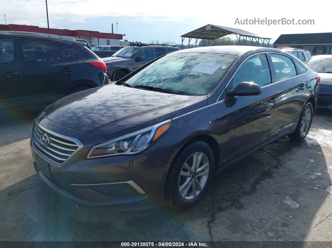 2017 Hyundai Sonata Se Brown vin: 5NPE24AF6HH443035