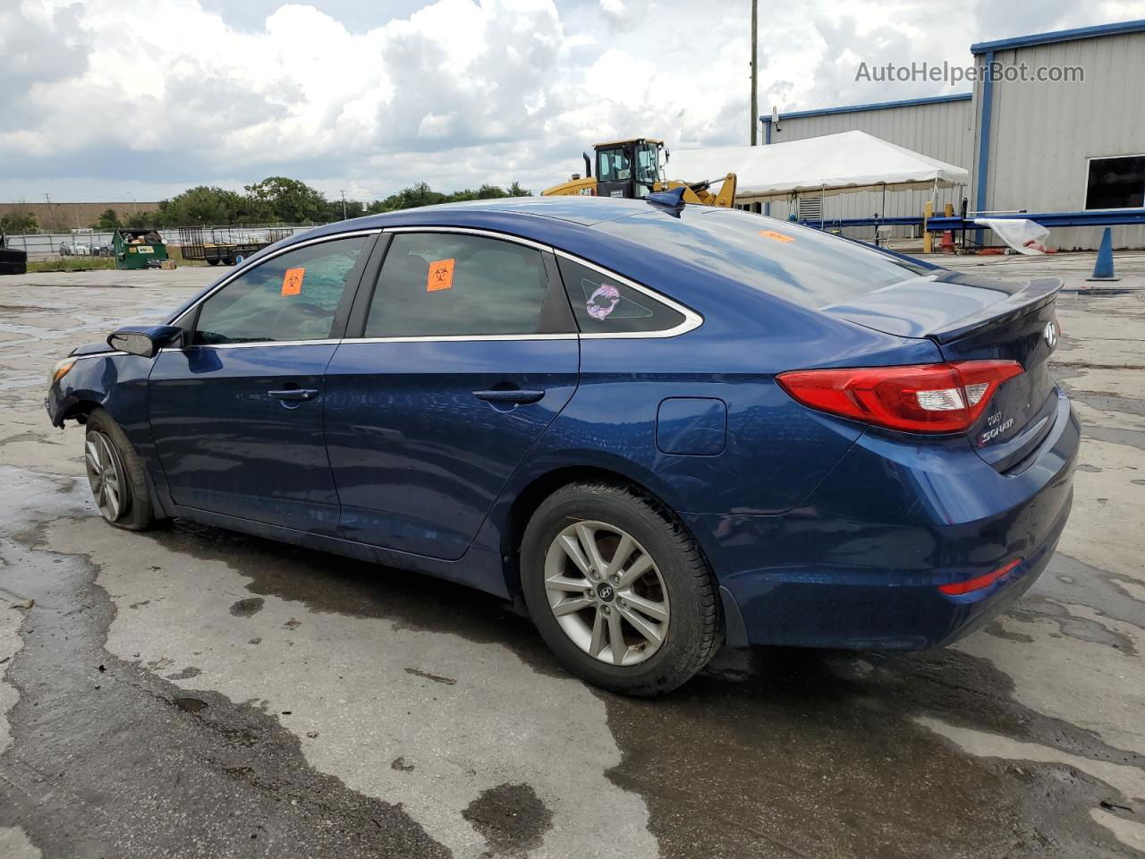 2017 Hyundai Sonata Se Синий vin: 5NPE24AF6HH459266