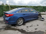 2017 Hyundai Sonata Se Синий vin: 5NPE24AF6HH459266