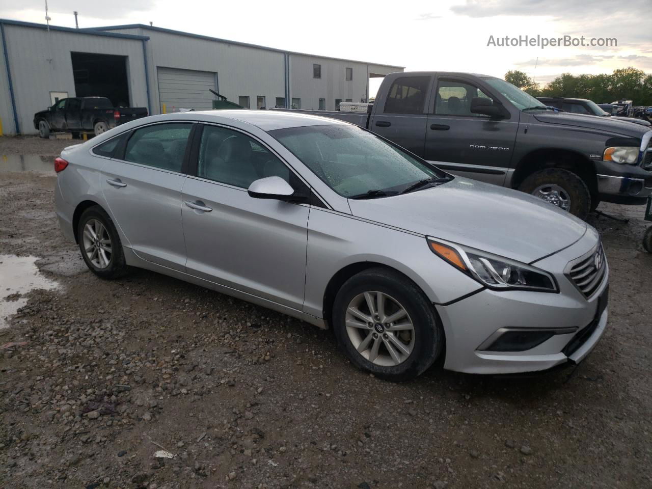 2017 Hyundai Sonata Se Silver vin: 5NPE24AF6HH461681